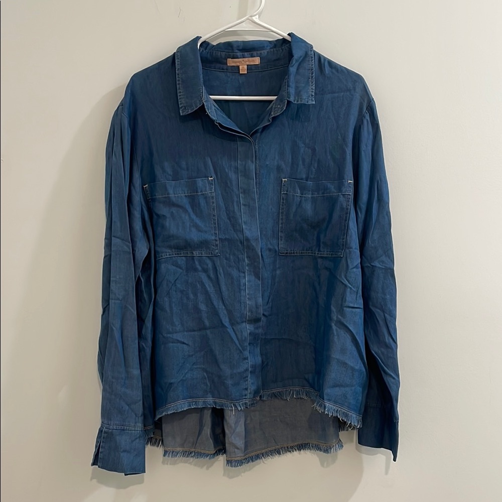 Gibson Latimer Blue Casual Button Down Shirt
